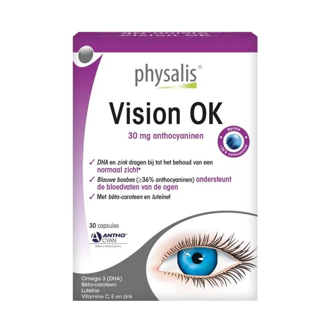 Physalis Vision OK 30 capsules molles