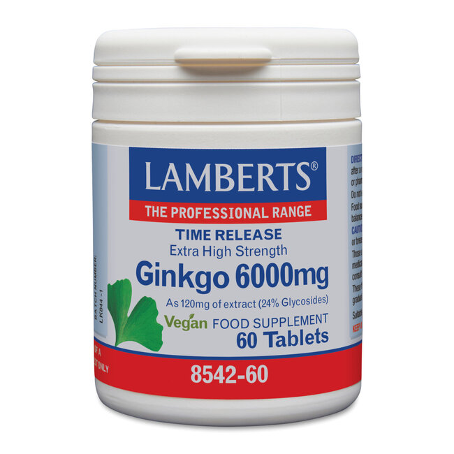 Ginkgo 6000 mg 60 comprimidos