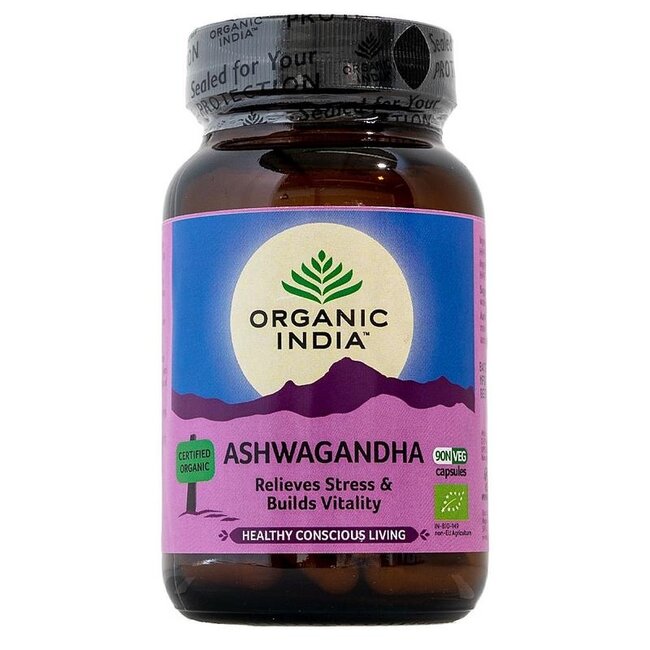 Organic India Ashwagandha bio 90 Cápsulas