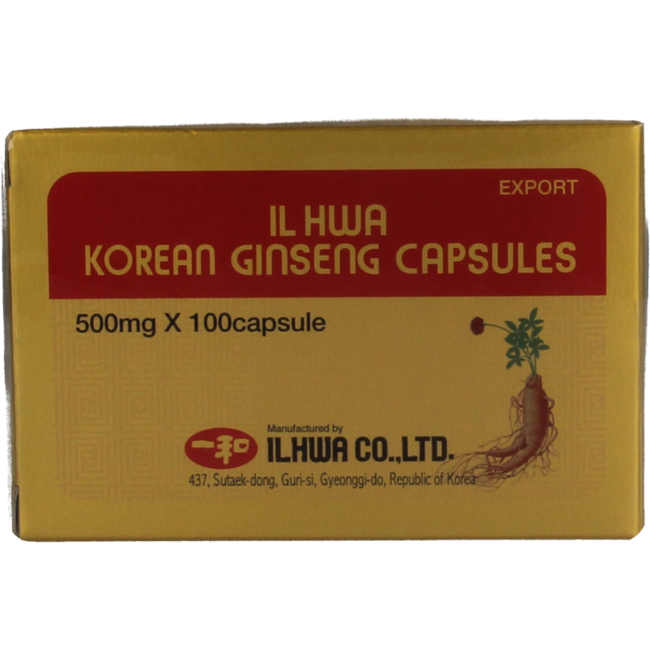 Koreanische Ginseng-Kapseln, 100 Stück