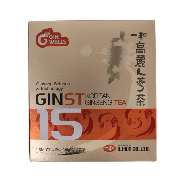 Té de ginseng coreano Ilhwa Ginst15 (50 sobres)