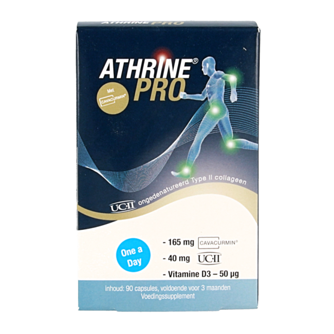 Athrine PRO - UC-II Cavacurmin i Witamina D3 90 Kapsułek