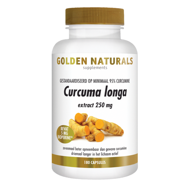 Curcuma longa 180 Vegetarian Capsules