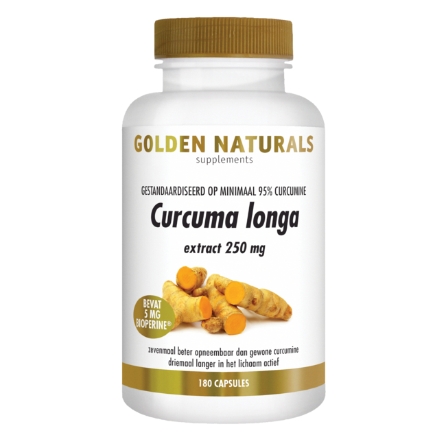 Curcuma longa 180 Vegetarische capsules