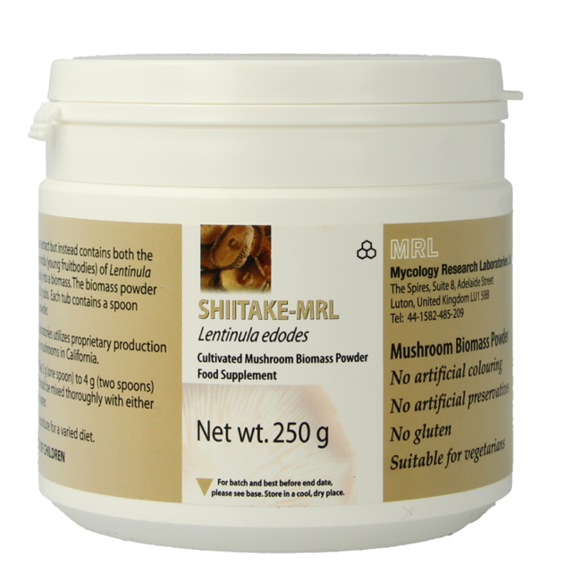 MRL Shiitake en polvo bio 250 g