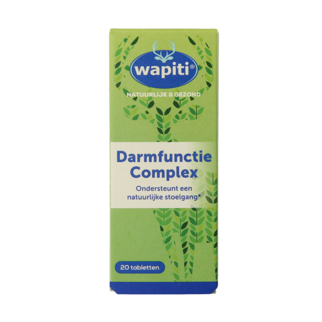 Wapiti Darmfunctie complex 20 comprimidos