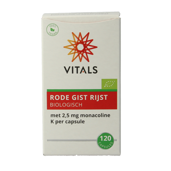 Arroz de levadura roja bio 120 cápsulas