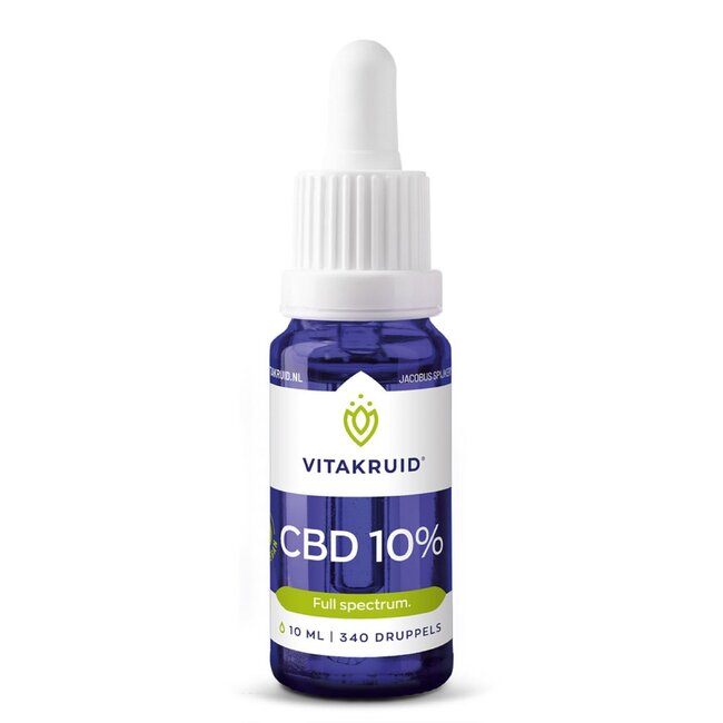 CBD Olie 10% full spectrum met MCT als drager 10 Milliliter