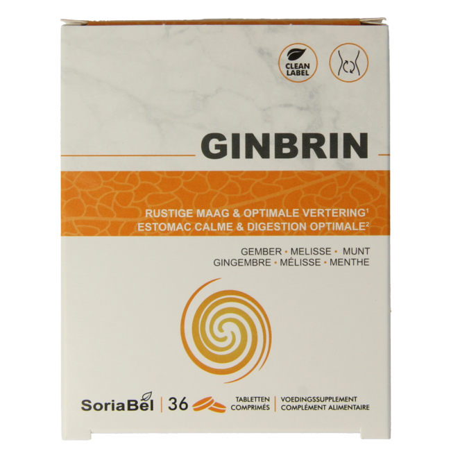 SoriaBel Ginbrin 36 comprimidos