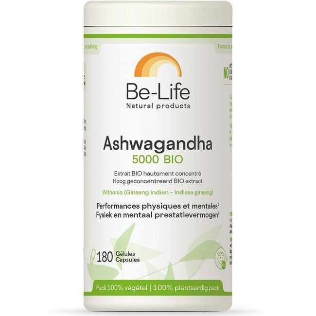 Be-Life Organic Ashwagandha 180 Capsules