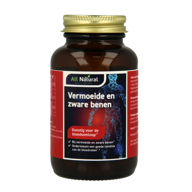 All Natural Tired and Heavy Legs 60 Vegetarian Capsules