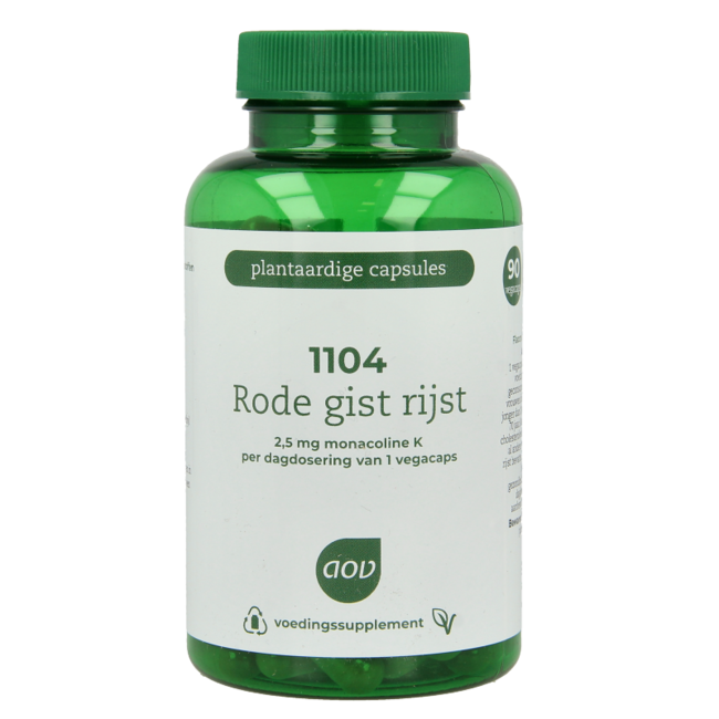 1104 Rode gist rijst extra 90 Vegetarische capsules