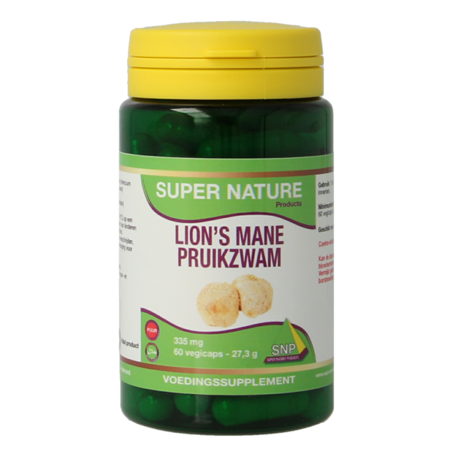 Crinière de lion (Hericium erinaceus) pur 60 gélules végétales