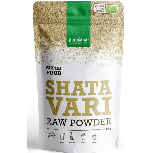Purasana Shatavari Powder Vegan Organic 200g