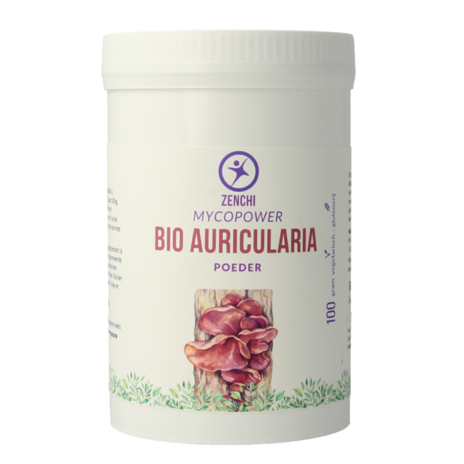 Mycopower Auricularia polvere bio 100 Grammi