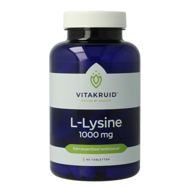 Vitakruid L-Lysine 1000mg with Vitamin C 90 Tablets