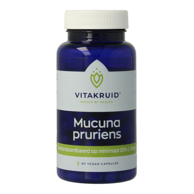 Mucuna pruriens 400 mg mínimo 25% L-Dopa 60 cápsulas vegetales