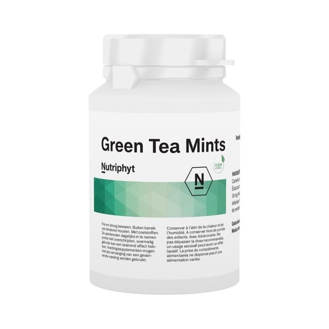 Nutriphyt Green Tea Mints 120 Tablets