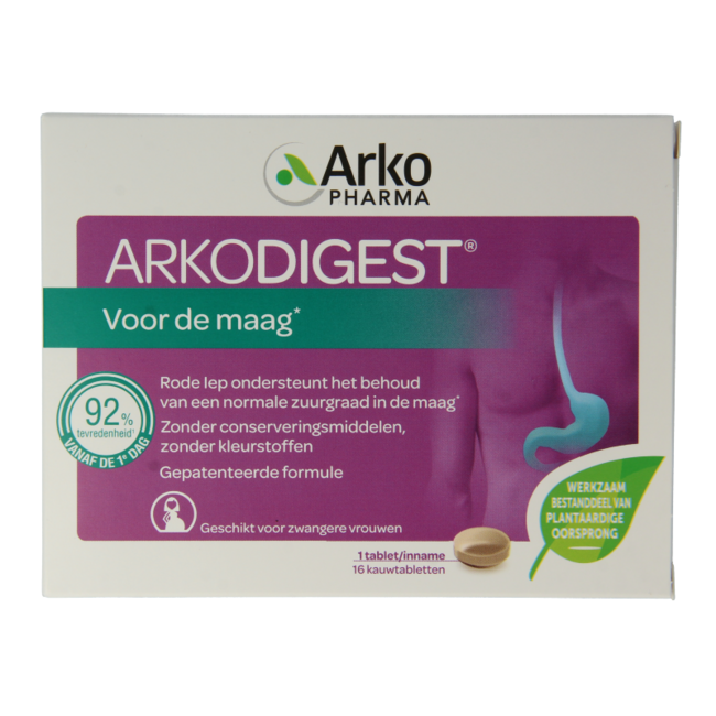 Arkodigest 16 Chewable Tablets