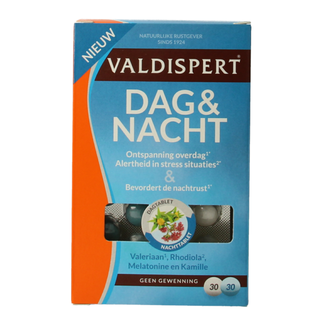 Valdispert Dag & nacht 60 Tabletten