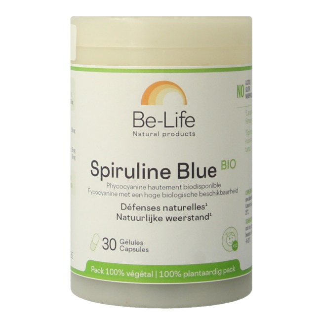 Be-Life Organic Blue Spirulina 30 Capsules