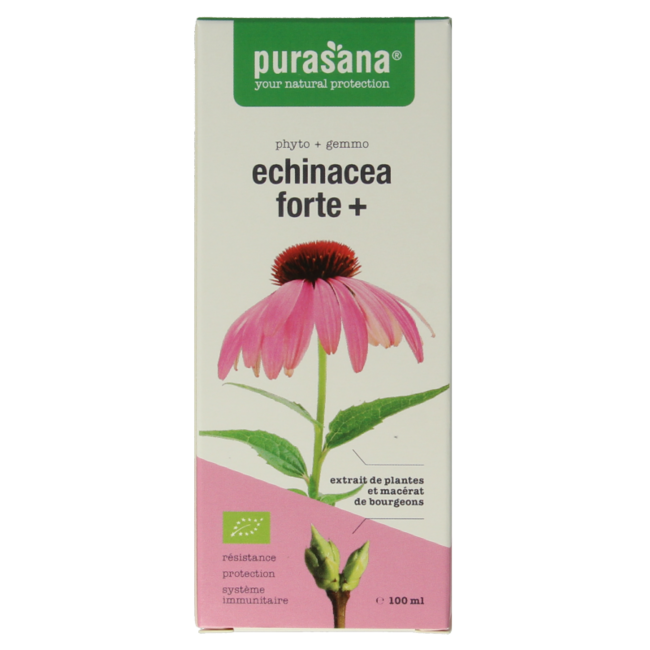 Purasana Echinacea forte + vegan organic 100 Millilitres