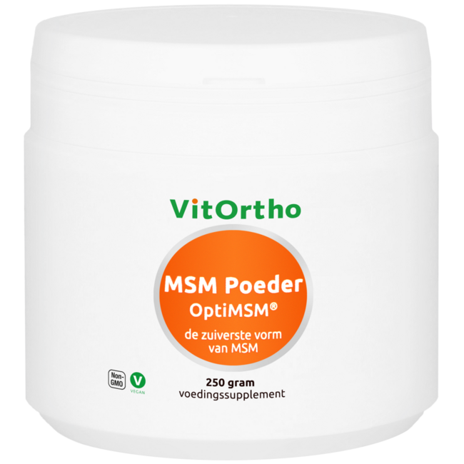 VitOrtho MSM en polvo OptiMSM 250 gramos