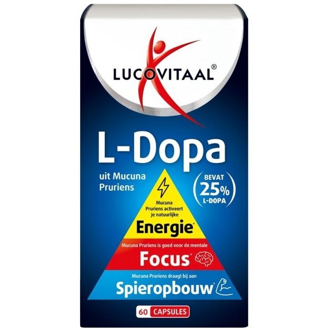 Lucovitaal L-Dopa Mucuna Pruriens 60 Capsules