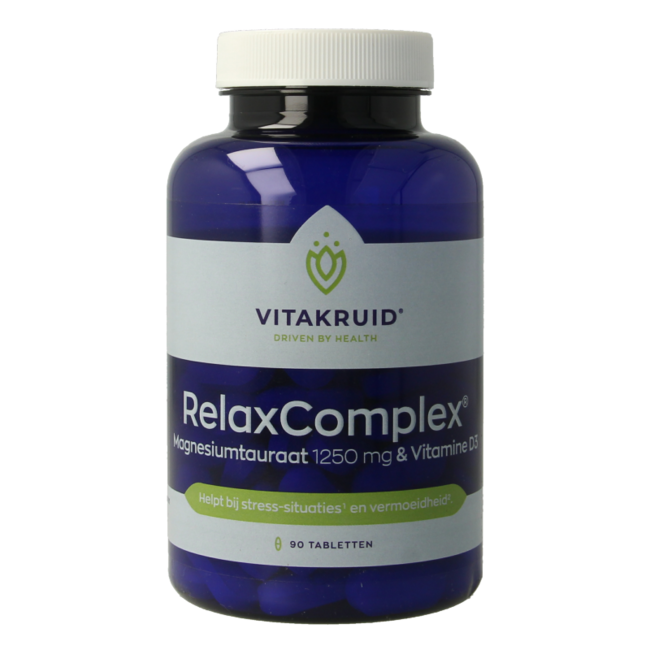 RelaxComplex with Magnesium Taurate & Vitamin D3 90 Tablets