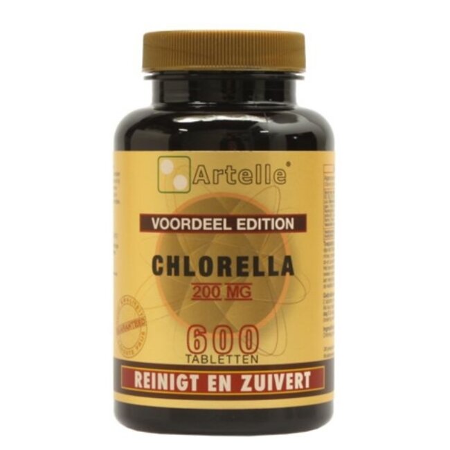 Artelle Chlorella 200mg 600 Tablets