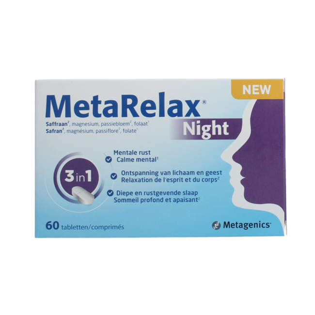 Metagenics Metarelax night 60 tabletek
