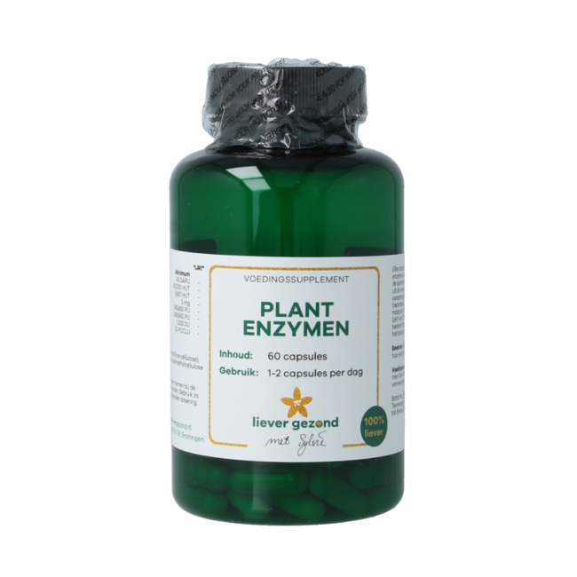 Liever Gezond Plant enzymen 60 Vegetarische capsules