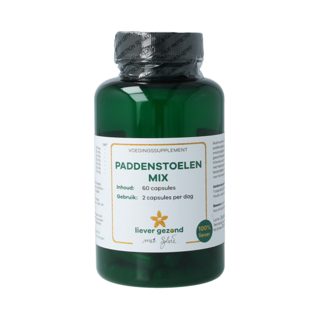 Liever Gezond Pilzmischung 525mg Bio 60 Vegetarische Kapseln