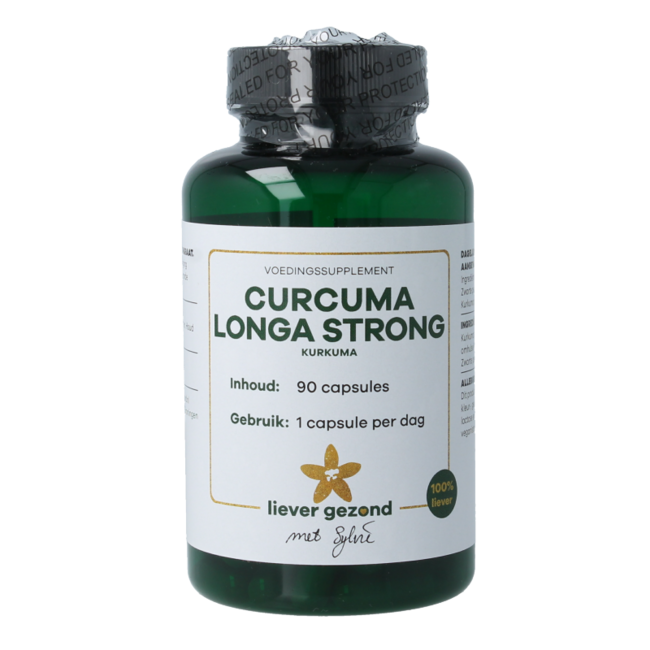 Liever Gezond Curcuma longa strong/ curcuma 90 capsule vegetariane