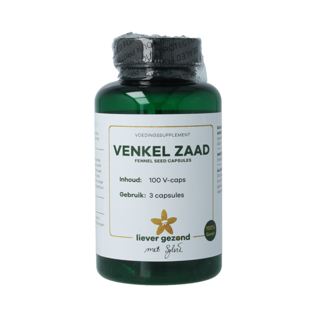 Liever Gezond Fennel Seed 100 Vegetarian Capsules