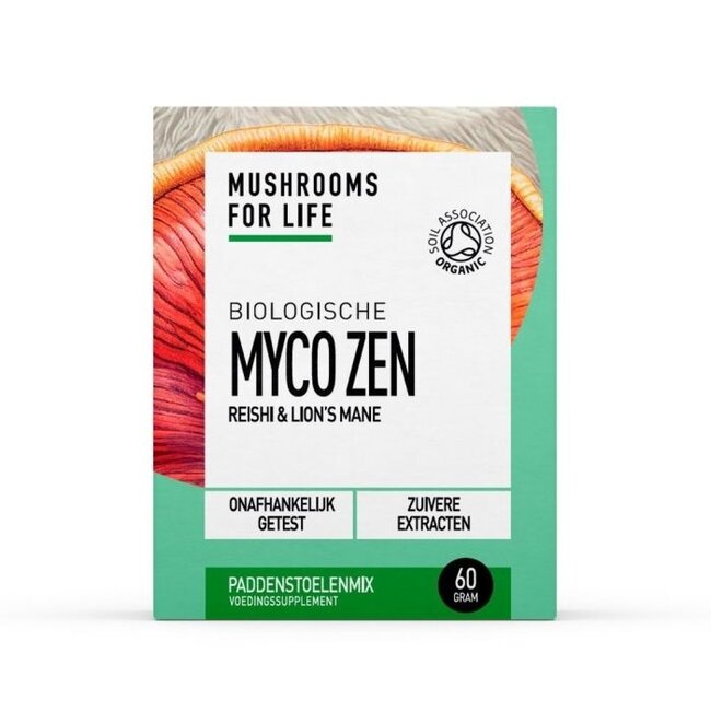 Mushrooms for Life Myco Zen poudre bio 60 Grammes