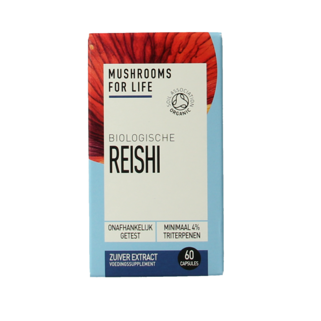 Mushrooms for Life Reishi Bio 60 Gélules