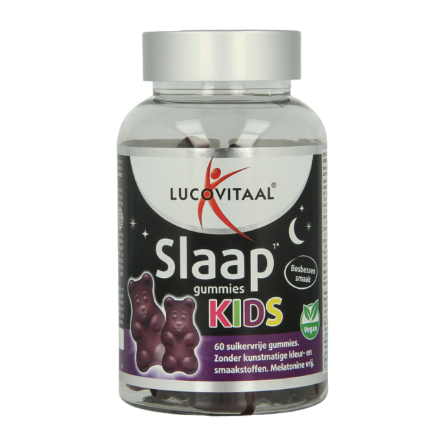 Lucovitaal Schlaf-Gummis Kinder Blaubeere vegan 60 Gummis