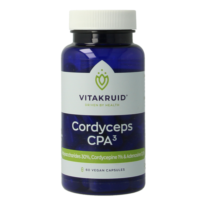 Cordyceps CPA3 mycelium extract 12:1 60 Vegetarische capsules
