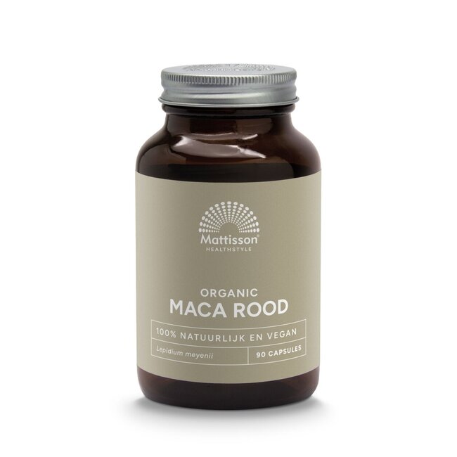Maca rouge bio 750 mg 90 gélules