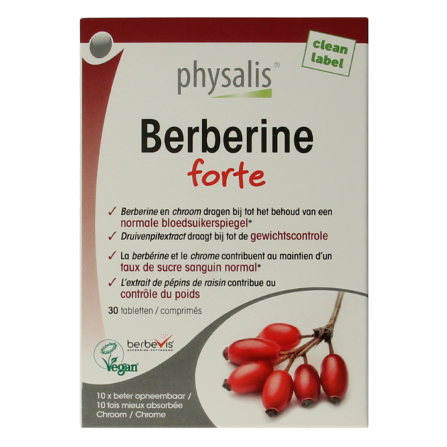 Physalis Berberine forte 30 tabletek