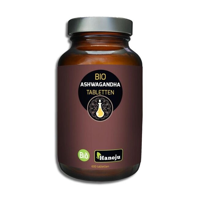 Hanoju Organic Ashwagandha 500mg 600 Tablets