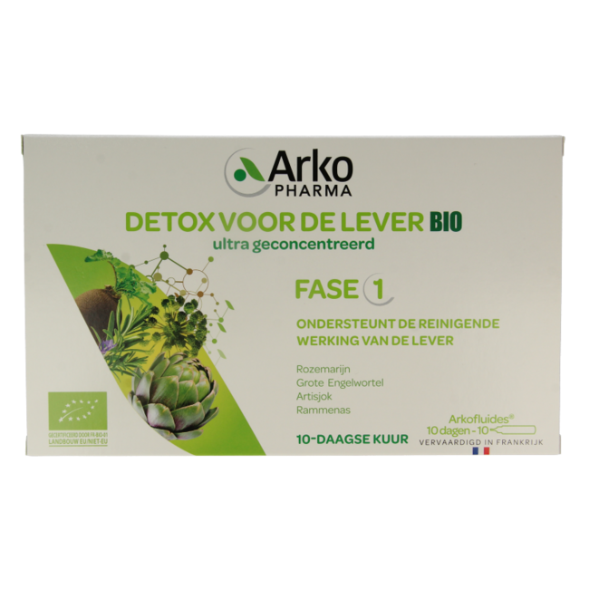 Detox lever bio 10 Ampullen