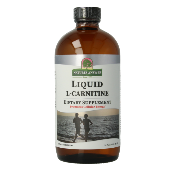 Natures Answer Płynna L-Karnityna - Liquid L-Carnitine 1200mg 480 Mililitrów