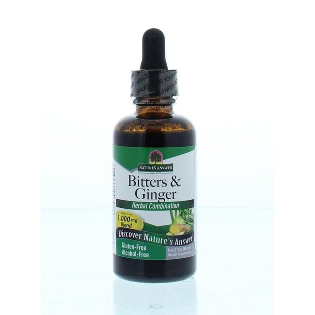 Natures Answer Extracto de Jengibre y Amargos sin alcohol 60 ml