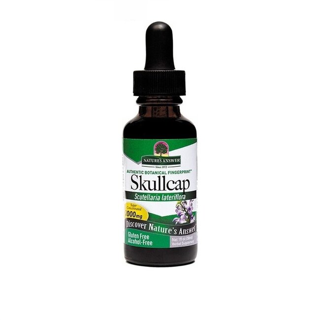 Nature's Answer Extrait de Scutellaire 1:1 sans alcool 30 Millilitres