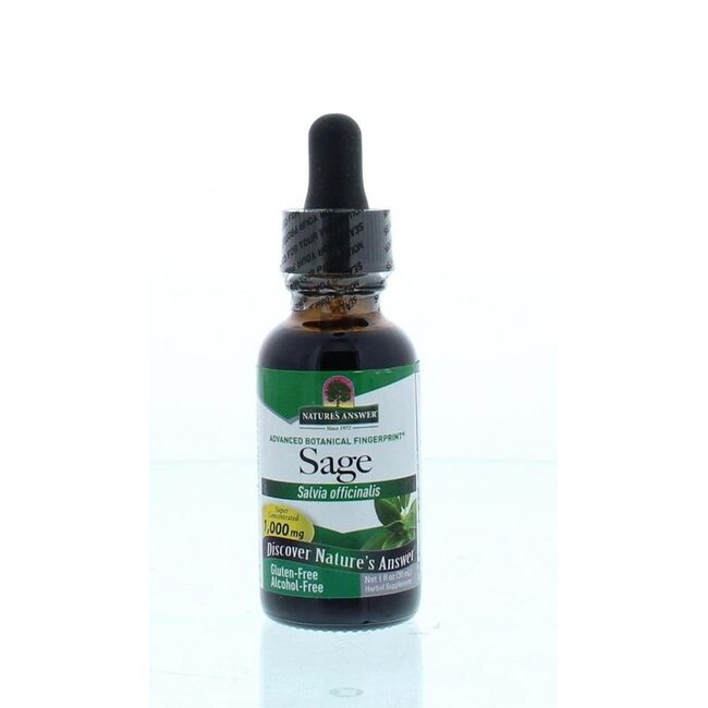 Nature's Answer Extrait de Sauge (Salvia) sans alcool 30 ml