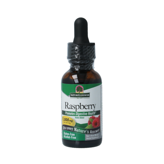 Nature's Answer Extracto de Hoja de Frambuesa sin alcohol 30 ml