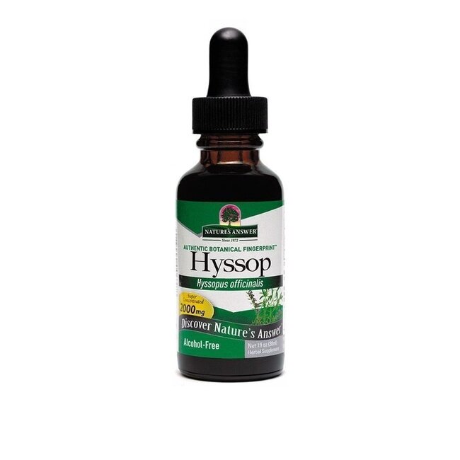 Natures Answer Ysop-Extrakt alkoholfrei 30 Milliliter