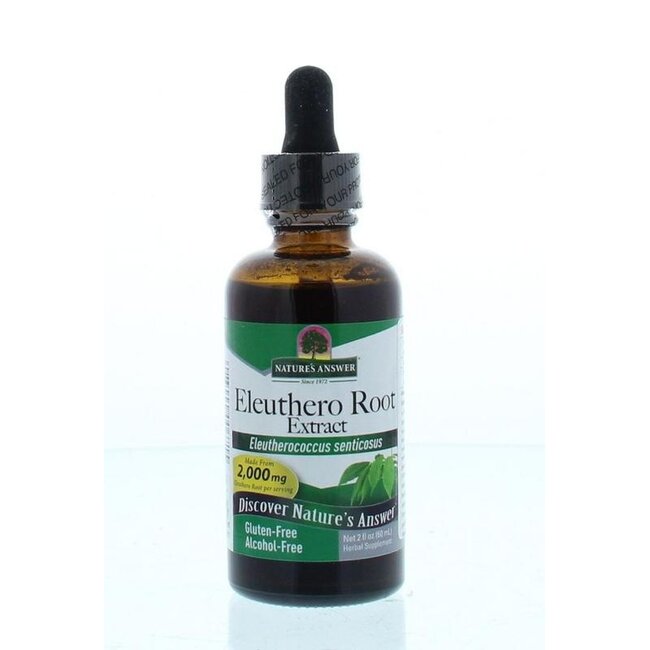 Natures Answer Estratto di Ginseng Siberiano senza alcool 60 Millilitri